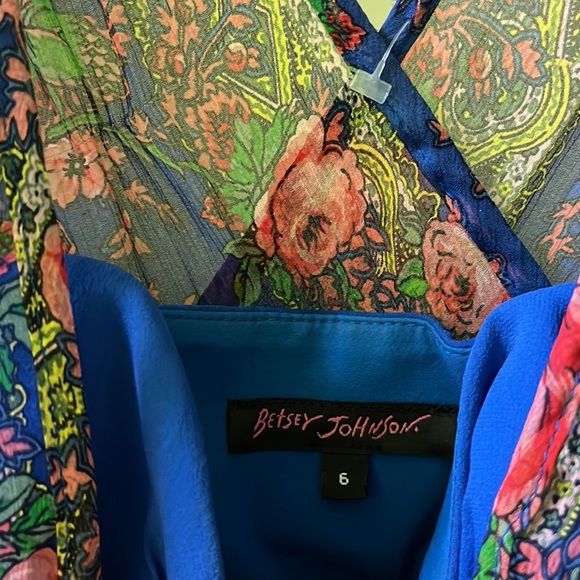 Blue floral Betsey Johnson - Picture 2 of 3